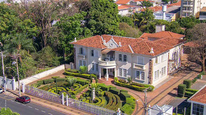 Vista aérea do Palácio Episcopal, na Boa Vista. Fernando Daud, 06/09/2018